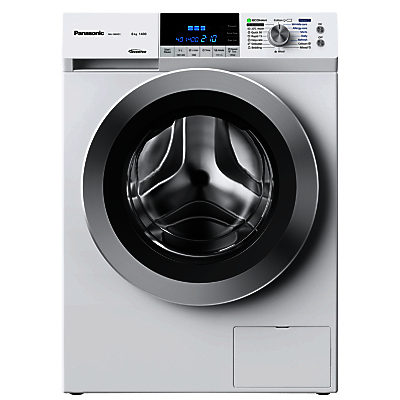 Panasonic NA-148XS1WGB Freestanding Washing Machine with Steam, 8kg Load, A+++ Energy Rating, 1400rpm Spin, White Panasonic NA-148XS1WGB Freestanding Washing Machine with Steam, 8kg Load, A+++ Energy Rating, 1400rpm Spin, White